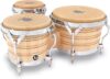 Latin Percussion Bongo Drum LP202-AW Natural/Chrome