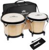 Comfecto Bongo Drum Set, 6 & 7 Inch Tunable