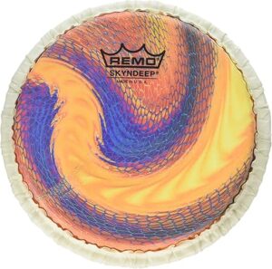 Remo Bongo Drumhead, SKYNDEEP, Serpentine Day Graphic