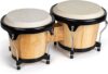 lyumengg Bongo Drums Set Natural Finish