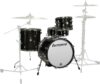 Ludwig Breakbeats 4-Piece Drum Set, Black Sparkle