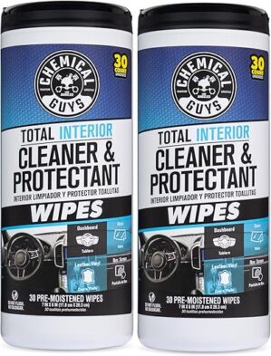Chemical Guys Canister Wipes - Total Interior Cleaner (60 Ct)