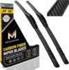 Mega Racer Carbon Fiber Windshield Wiper Blades 24″+20