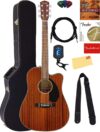 Fender CD-60SCE Acoustic-Electric Guitar Bundle