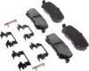 ACDelco Ceramic Rear Disc Brake Pad 17D1806CHF1