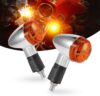 MOTLTECH Chrome Bullet Motorcycle Turn Signals 2pcs