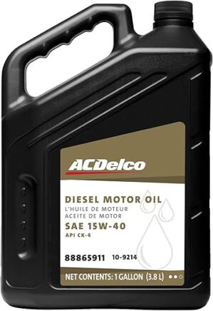 ACDelco CK-4 Diesel 15W-40 Motor Oil – 88865911