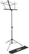 OnStage Compact Folding Sheet Music Stand, Black