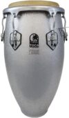 Toca Custom Deluxe Fiberglass Conga – Silver Sparkle