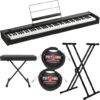 Korg D1 88-Key Digital Piano Bundle