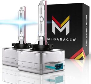 Mega Racer D3S HID 10000K Blue Headlight Bulb