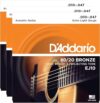 D’Addario D’Addario EJ10 Bronze Acoustic Strings