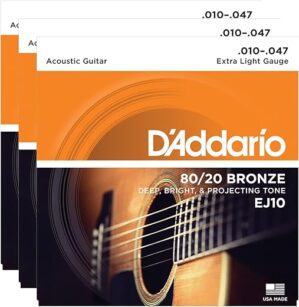 D'Addario D'Addario EJ10 Bronze Acoustic Strings