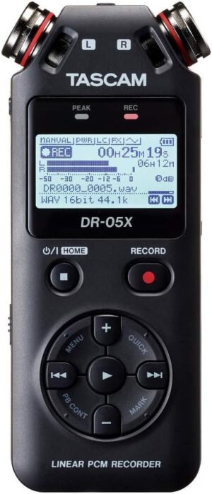 Tascam DR-05X Stereo Handheld Digital Recorder