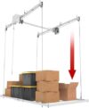 E-Z Garage Storage Drill-Powered Overhead Storage, Holds 700 lbs