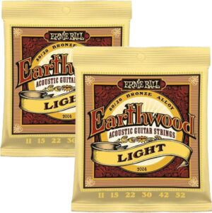 Ernie Ball Earthwood Light Acoustic Guitar Strings 11-52