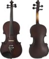 Cecilio Ebony Fitted Solidwood Violin With Case