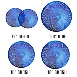Eddaray Low Volume Cymbal Pack, 5 Pieces