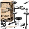 Pyle Electronic Drum Set With Mesh Pads
