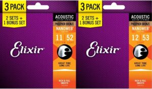 Elixir Elixir Acoustic Guitar Strings 16544 & 16545