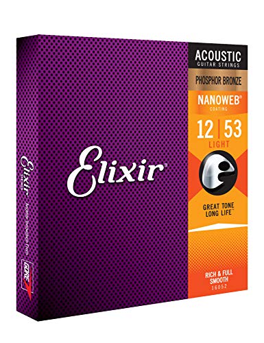 Elixir Acoustic Phosphor Bronze Nano Light 16052 - Image 2