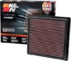 K&N Engine Air Filter: Jeep/Dodge 33-2457