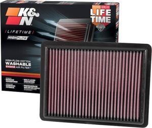 K&N Engine Air Filter: Reusable, 33-3096