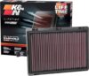 K&N Engine Air Filter: Reusable, Clean Every 75,000 Miles