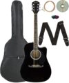Fender FA-125CE Acoustic-Electric Guitar Bundle