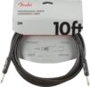 Fender Fender Professional Series Instrument Cable, Guitar Cable 10 Ft, Stocking Stuffers, Guitar Accessories, Stage Ready With Anti-Kinking Design, Black