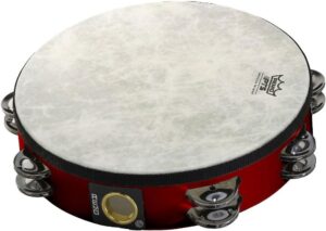 Remo Fiberskyn Tambourine - Deep Red, 8