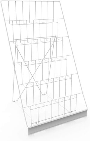 FixtureDisplays FixtureDisplays® 18″ W Tabletop Literature Organizer For Magazines & Brochures