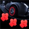 AUKEPO Fluorescent Car Tire Valve Stem Caps