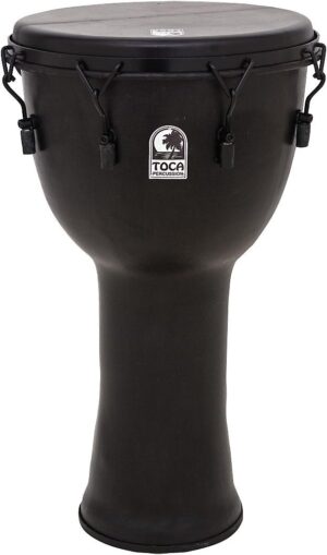 Toca Freestyle Mechanically Tuned Djembe - Black Mamba