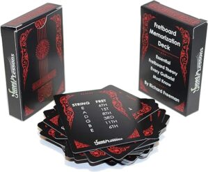 Tuned In Guitar Lessons Fretboard Memorization Guitar Flash Cards Set