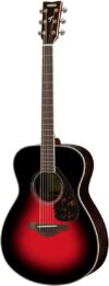 YAMAHA FS830 Small Body Acoustic Guitar, Dusk Sun Red