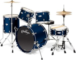 Ashthorpe Full Size Adult Drum Set – Blue