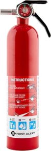 FIRST ALERT Garage Fire Extinguisher, Red, FE10GR