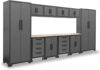Torin Garage Storage System, 12Pcs Metal Organization