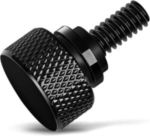 Amazicha Gloss Black Stainless Seat Bolt Screw Compatible 1996-2024