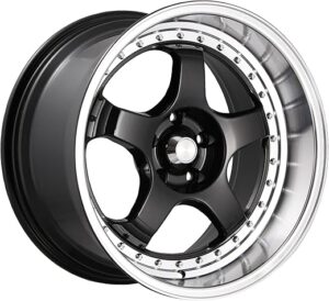 Konig Gloss Black Wheel Machined Lip (18×8)