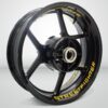 Stickman Vinyls Gloss Yellow Motorcycle Rim Tape Sticker