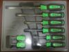 Snap-on Green Handle Screwdriver Set, #SGDX80BG