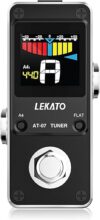 LEKATO Guitar Chromatic Tuner Pedal With Display