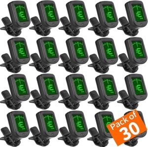 Sound harbor Guitar Tuner Clip On 30 Pack
