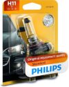 PHILIPS H11 Standard Halogen Headlight Bulb, 12362B1