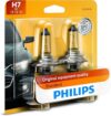 PHILIPS H7 Standard Halogen Headlight Bulb, 2 Pack