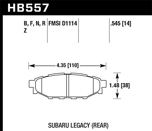 Hawk HB557B.545 HPS 5.0 Disc Brake Pad - Image 4