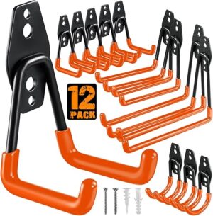 HUPBIPY Heavy Duty Steel Garage Storage Hooks