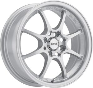 KÖNIG Helium Silver Wheel (15×6.5″/4x100mm)